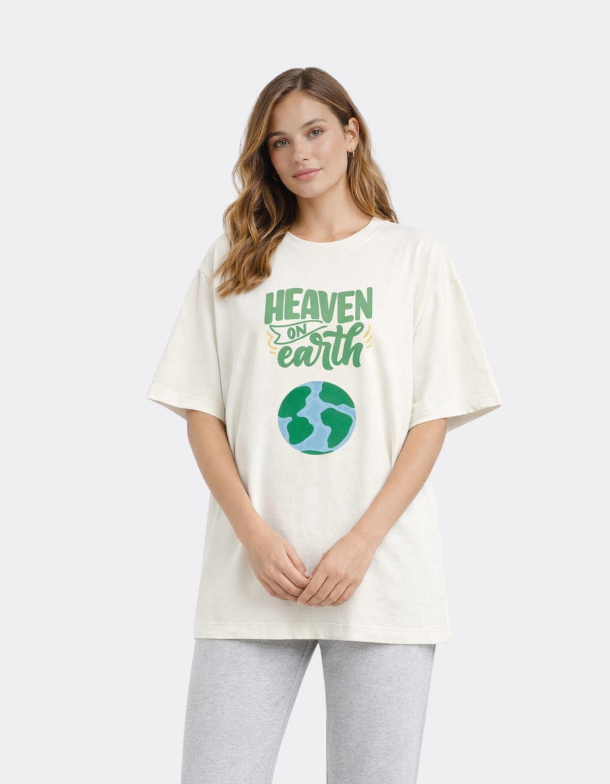 Heaven on Earth - Women Oversized T-Shirt