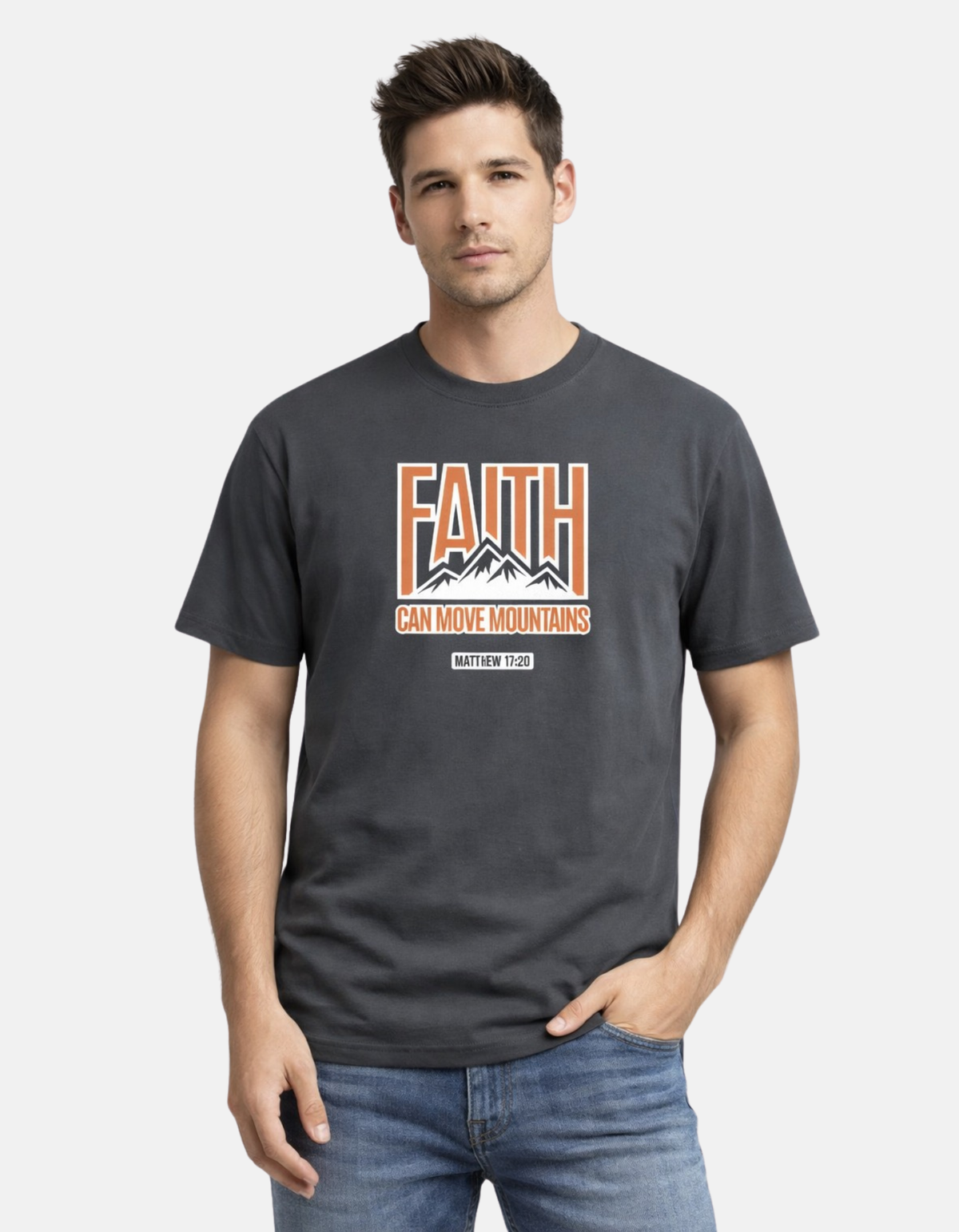 Faith Can Move Mountains - Men's Classic T-Shirt