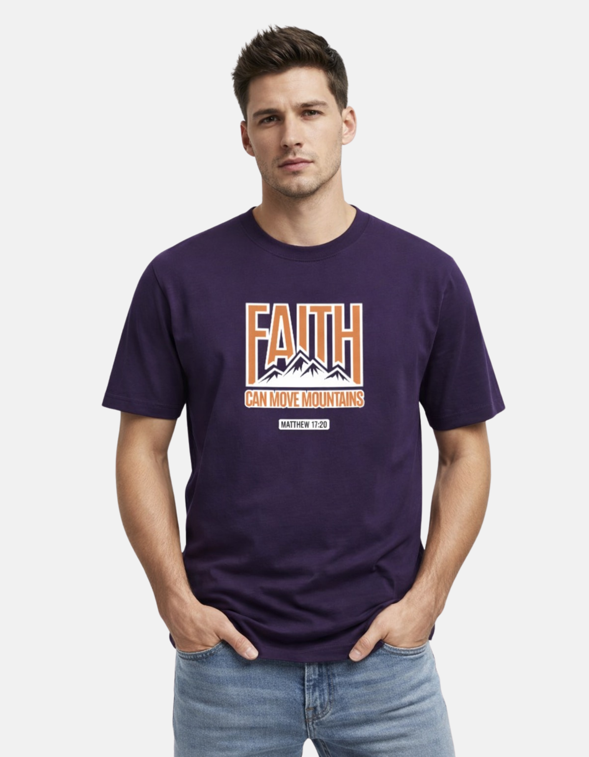 Faith Can Move Mountains - Men's Classic T-Shirt