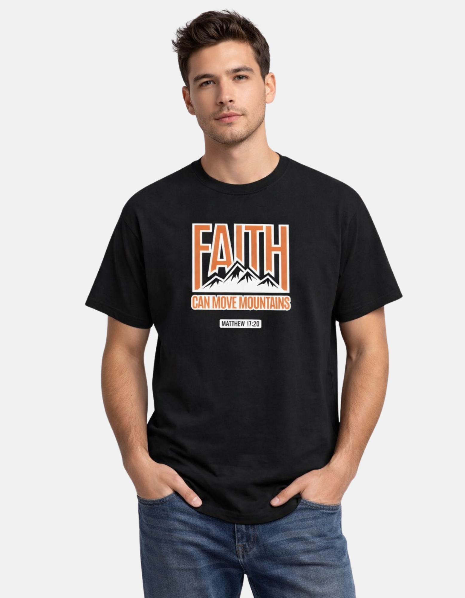 Faith Can Move Mountains - Men's Classic T-Shirt