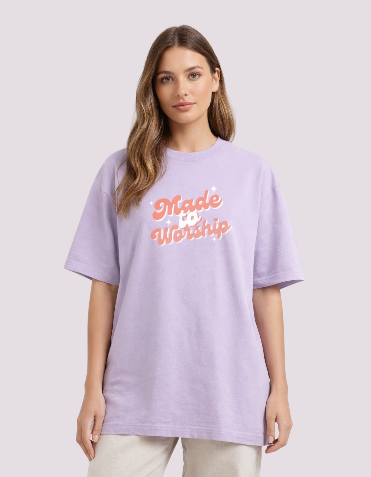 Made to Worship - Women Oversized T-Shirt