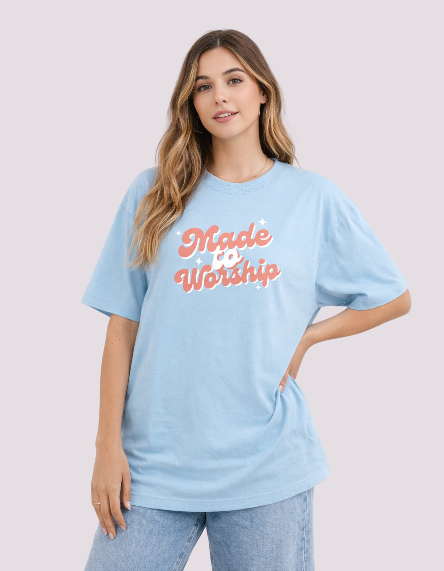 Made to Worship - Women Oversized T-Shirt