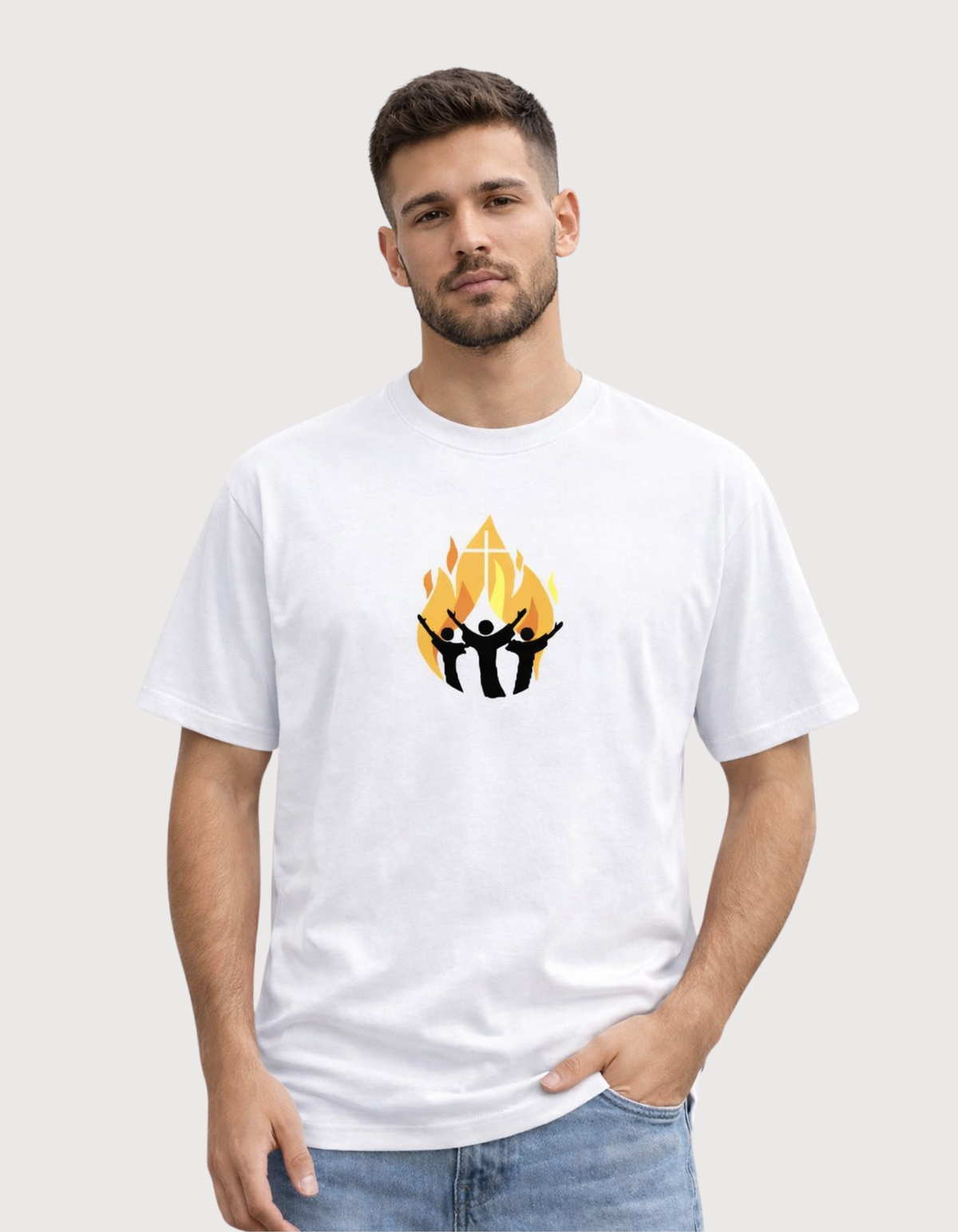 Worship with Fire - Men’s Classic T-Shirt