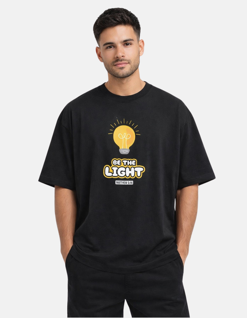 Be The Light - Men’s Oversized T-Shirt
