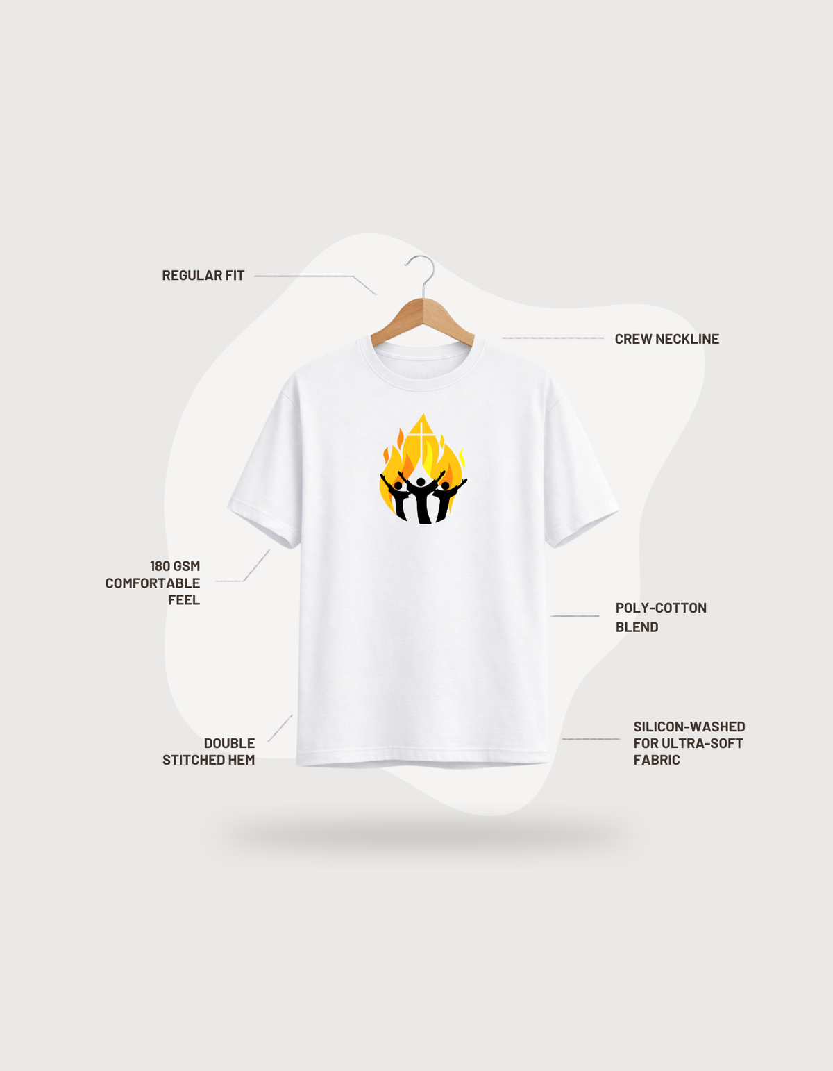 Worship with Fire - Men’s Classic T-Shirt