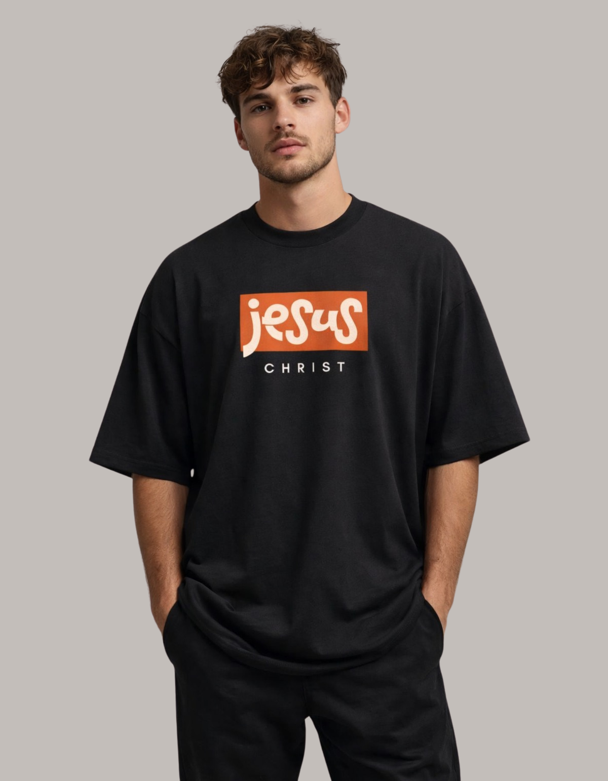 Jesus Christ- Men’s Oversized T-Shirt